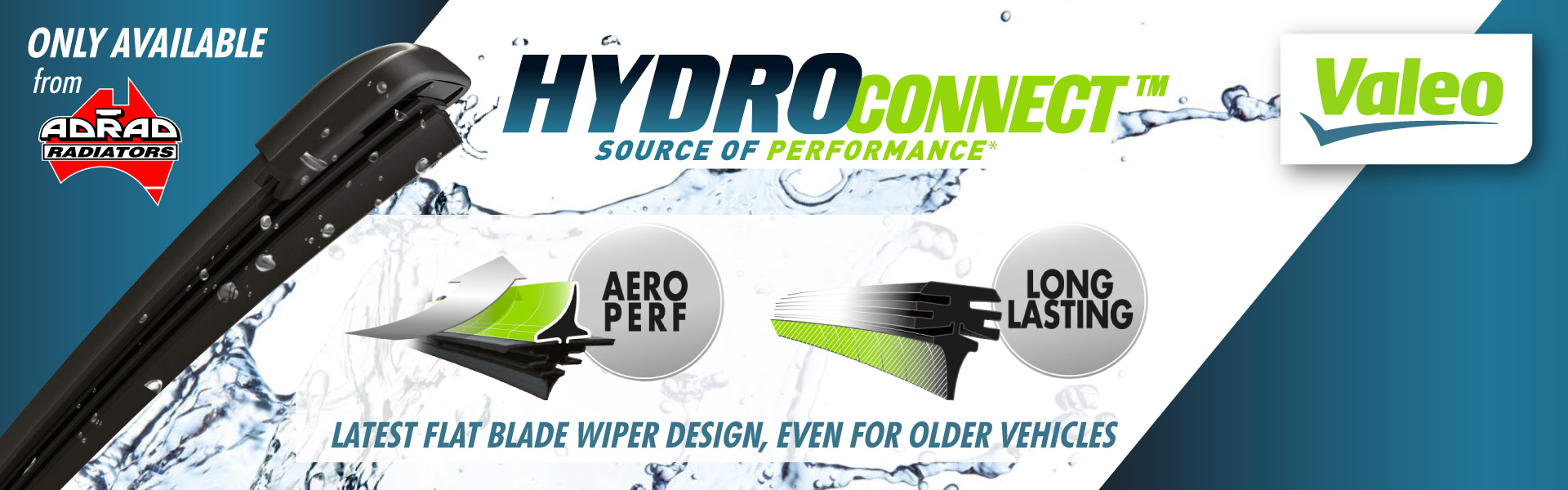 Valeo HydroConnect Wipers